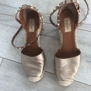 Valentino Espadrille Wedges EUC !!